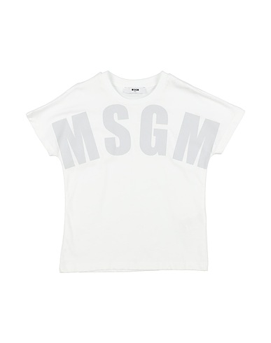 MSGM T-shirt White 100% Cotton