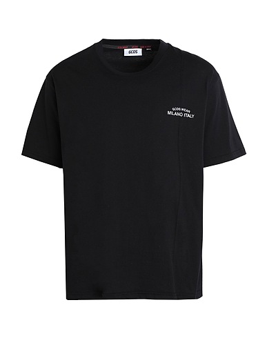 GCDS Basic T-Shirt Black 100% Cotton