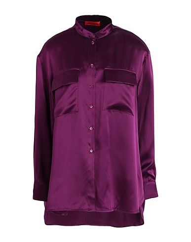 MAX&Co. Silk shirts & blouses LIVORNO Plum 100% Silk