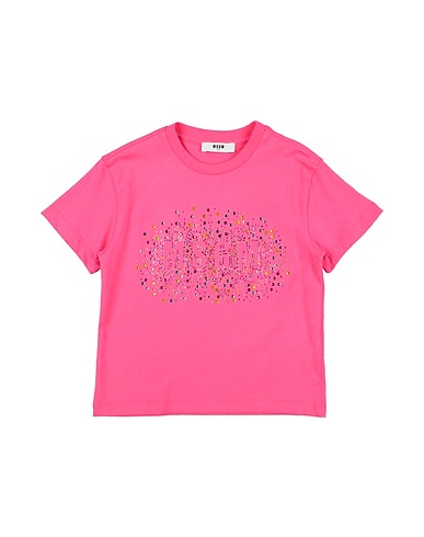 MSGM T-shirt Fuchsia 100% Cotton
