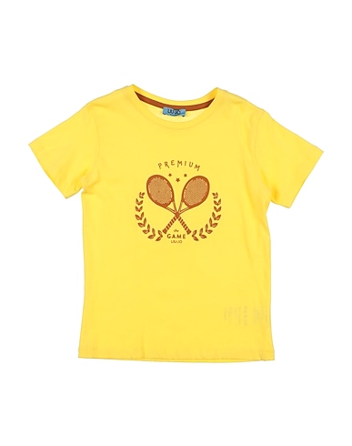LIU •JO T-shirt GIALLO 100% Cotton