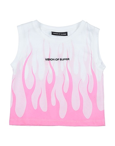 VISION OF SUPER Tanktop Weiß 100% Baumwolle