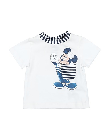 MONNALISA T-shirt White 100% Cotton