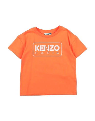 KENZO KIDS T-shirt Orange 100% Cotton