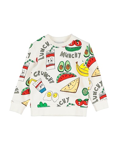 STELLA McCARTNEY KIDS Sweatshirt Weiß 100% Baumwolle, Elastan