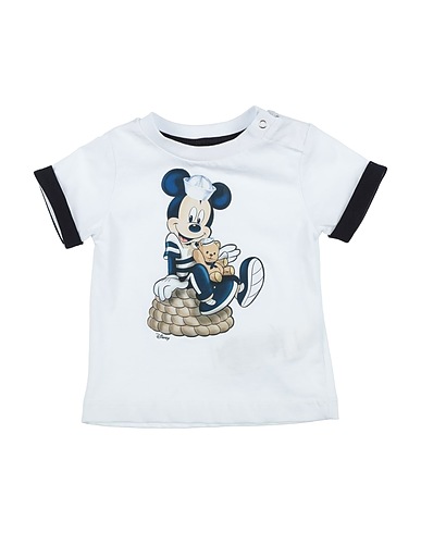 MONNALISA T-shirt White 100% Cotton