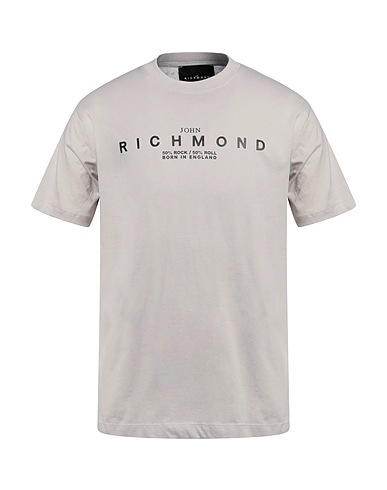 JOHN RICHMOND Ｔシャツ ライトグレー コットン 100%