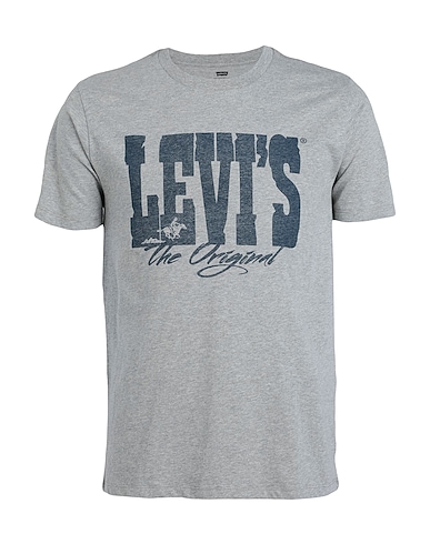 LEVI'S T-shirt GRAPHIC CREWNECK TEE 
 Grey 100% Cotton