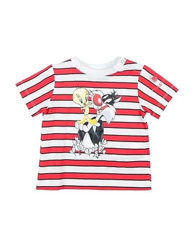 MONNALISA T-shirt Red 95% Cotton, 5% Elastane