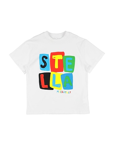 STELLA McCARTNEY KIDS T-shirt White 100% Cotton, Elastane