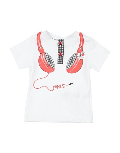 MONNALISA Футболка Белый 100% Хлопок