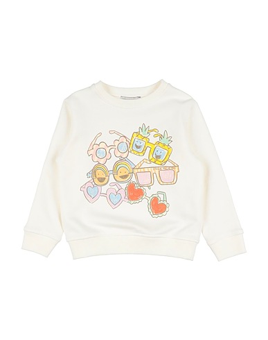STELLA McCARTNEY KIDS Sweatshirt White 100% Cotton, Elastane