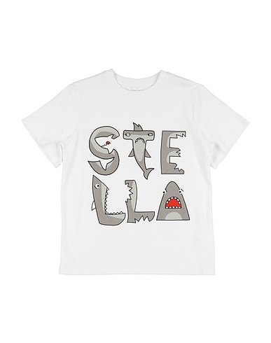 STELLA McCARTNEY KIDS T-shirt White 100% Cotton, Elastane