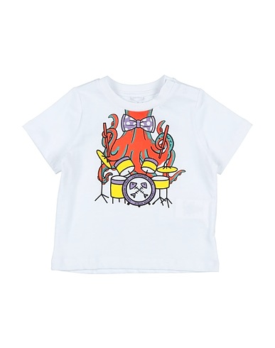 STELLA McCARTNEY KIDS T-shirt White 100% Cotton, Elastane