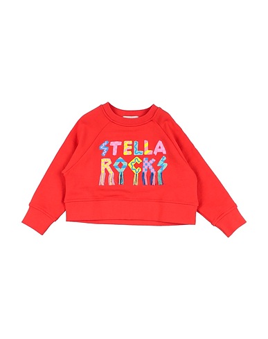 STELLA McCARTNEY KIDS Sweatshirt Tomato red 100% Cotton