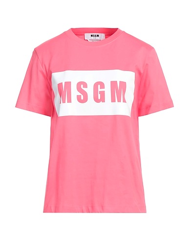 MSGM Ｔシャツ マゼンタ コットン 100%