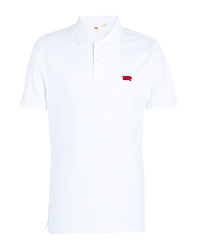 LEVI'S Μπλουζάκι Polo SLIM HOUSEMARK POLO 
 Λευκό 96% Βαμβάκι, 4% Ελαστάνη