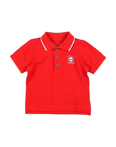 TIMBERLAND Polo shirt Red 100% Cotton