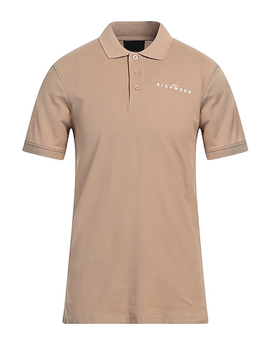JOHN RICHMOND Polo shirt Khaki 100% Cotton
