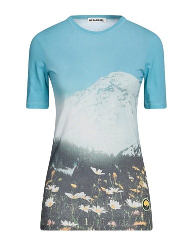 JIL SANDER+ T-shirt Sky blue 100% Cotton
