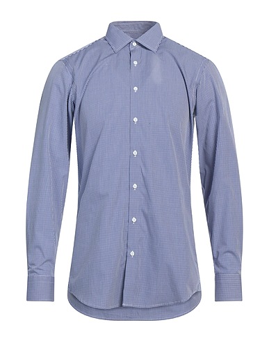 BLACKLABEL Chemise à carreaux Bleu 100% Coton biologique