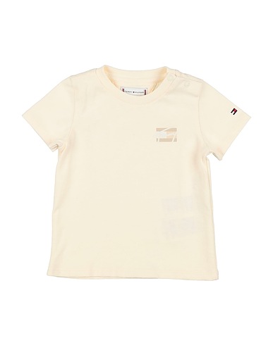 TOMMY HILFIGER T-shirt Cream 100% Cotton