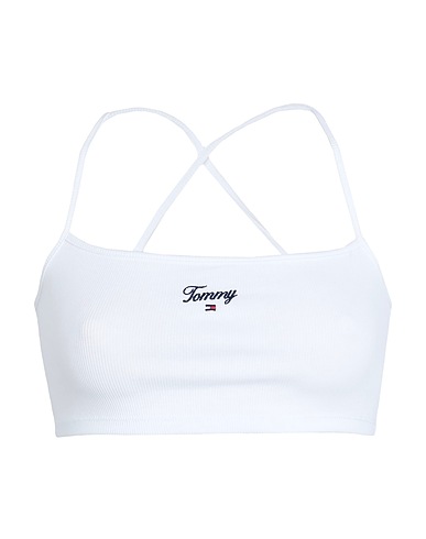 TOMMY JEANS トップス ホワイト コットン 95% / ポリウレタン 5%