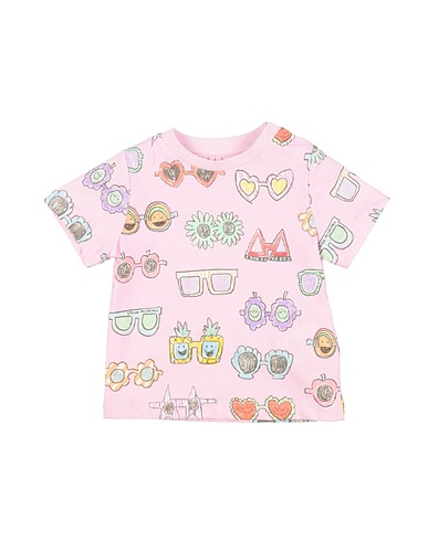 STELLA McCARTNEY KIDS T-shirt Light pink 100% Organic cotton