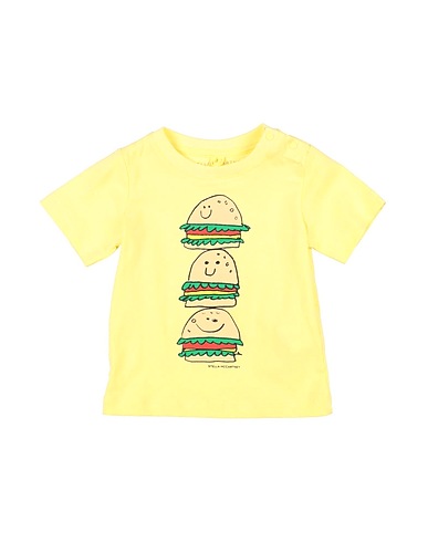 STELLA McCARTNEY KIDS T-shirt Yellow 100% Organic cotton