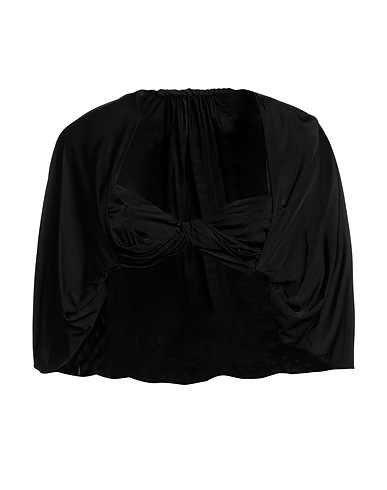 SAINT LAURENT Top Black 100% Viscose