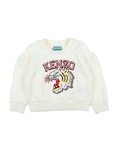 KENZO KIDS Felpa Panna 100% Cotone, Elastan