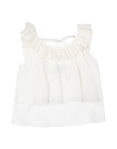 MIMISOL Top White 73% Cotton, 27% Silk