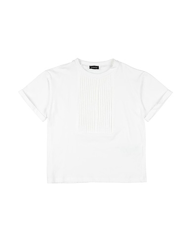 MONNALISA T-shirt Bianco 100% Cotone