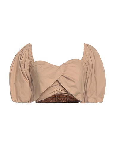 MSGM Top Beige 100% Cotton