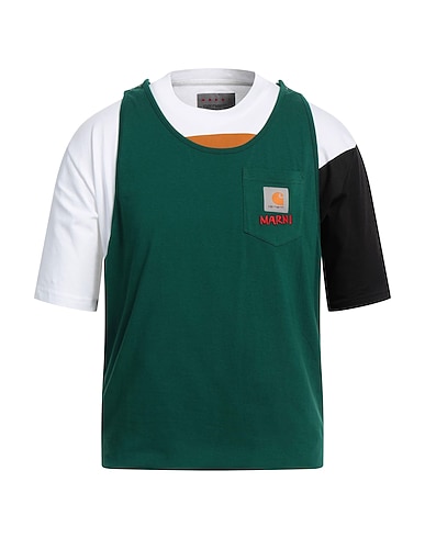 MARNI x CARHARTT WIP T-shirt Dark green 100% Cotton