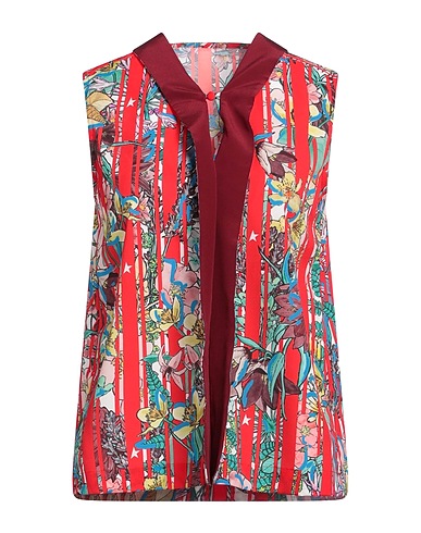 GOLDEN GOOSE Top Red 100% Polyester, Silk