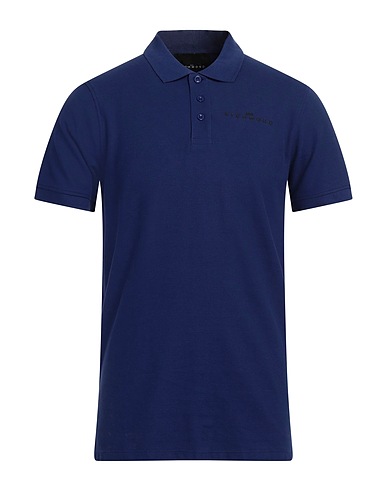 JOHN RICHMOND Polo shirt Blue 100% Cotton