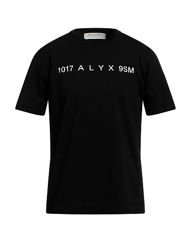 6 MONCLER 1017 ALYX 9SM T-shirt Black 100% Cotton