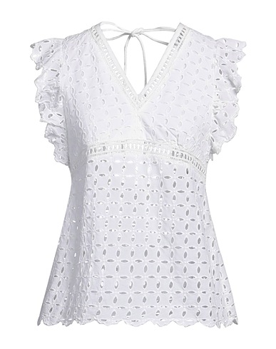 PINKO Top White 100% Cotton