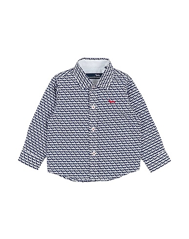 HARMONT & BLAINE Patterned shirts & blouses Blue 100% Cotton
