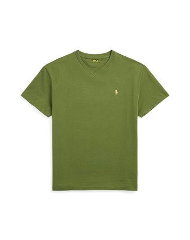 POLO RALPH LAUREN T-shirt Verde scuro 100% Cotone