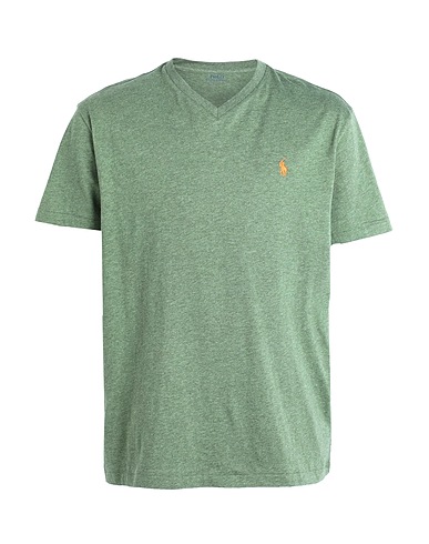 POLO RALPH LAUREN Basic T-Shirt Military green 100% Cotton