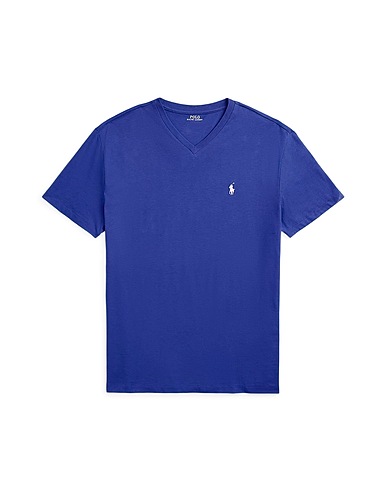 POLO RALPH LAUREN Basic T-shirt Blue 100% Cotton