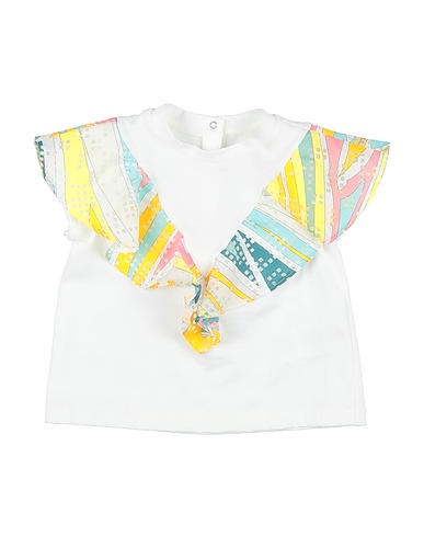 PUCCI T-shirt White 100% Cotton, Polyester