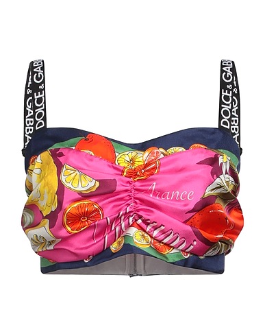 DOLCE&GABBANA Top Fuchsia 95% Silk, 5% Elastane