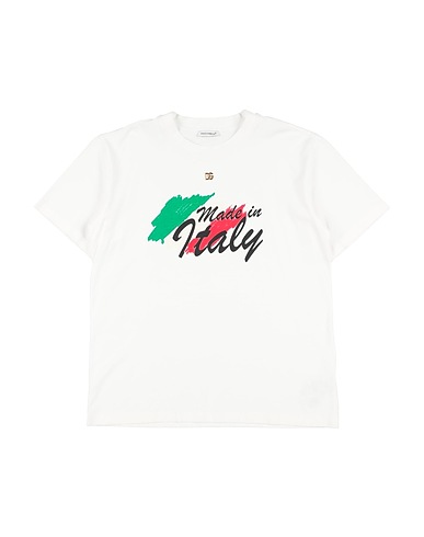 DOLCE&GABBANA T-shirt White 100% Cotton, Bronze