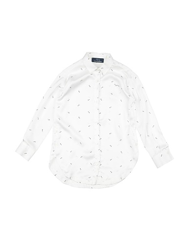 HARMONT & BLAINE Patterned shirts & blouses White 100% Polyester