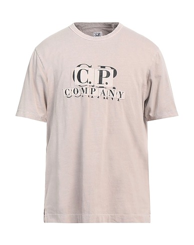 C.P. COMPANY T-shirt Taupe 100% Cotton
