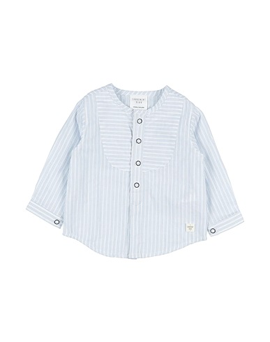 CARRÉMENT BEAU Patterned shirt Sky blue 100% Cotton