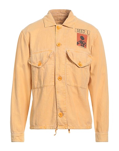 C.P. COMPANY Shirts Apricot 100% Ramie